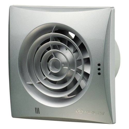 QUIET SATIN 100 V - wentylator z wyłącznikiem sznurkowym w kolorze satynowym