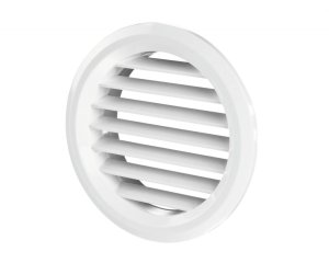 Nawiewno-wywiewna okrągła kratka wentylacyja WP FMV 80 BV - kolor biały