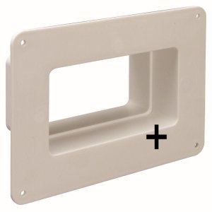 417 - kołnierz wpustowy systemu 120x60mm