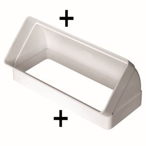 575 - kolano pionowe 45° 204x60 mm