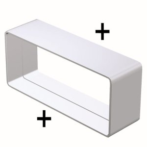 920 - łącznik kanałów płaskich 220x90