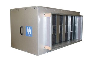 SRIR500X300 - tłumik w obudowie izolowanej 500x300 mm, strona prawa