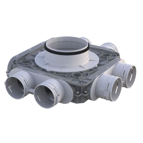 FLEXIVENT1050125/75X6 - Rozdzielacz 6- króćcowy, 6x75/125 mm FlexiVent