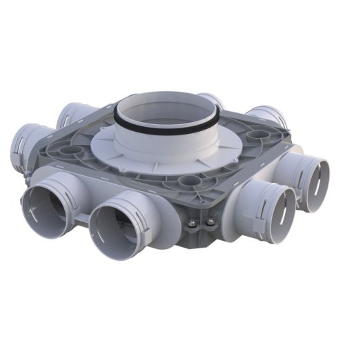 FLEXIVENT1050160/75X8 - Rozdzielacz 8- króćcowy, 8x75/160 mm FlexiVent