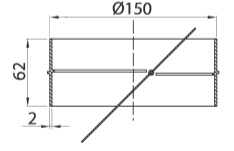 Łącznik fi 150mm